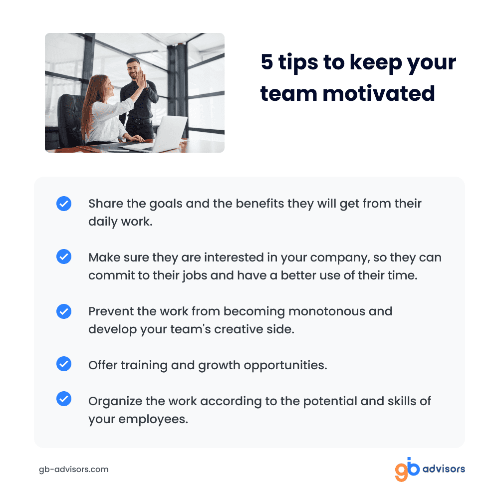 Tips to keep your employees motivated
