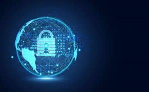 digital cybersecurity world