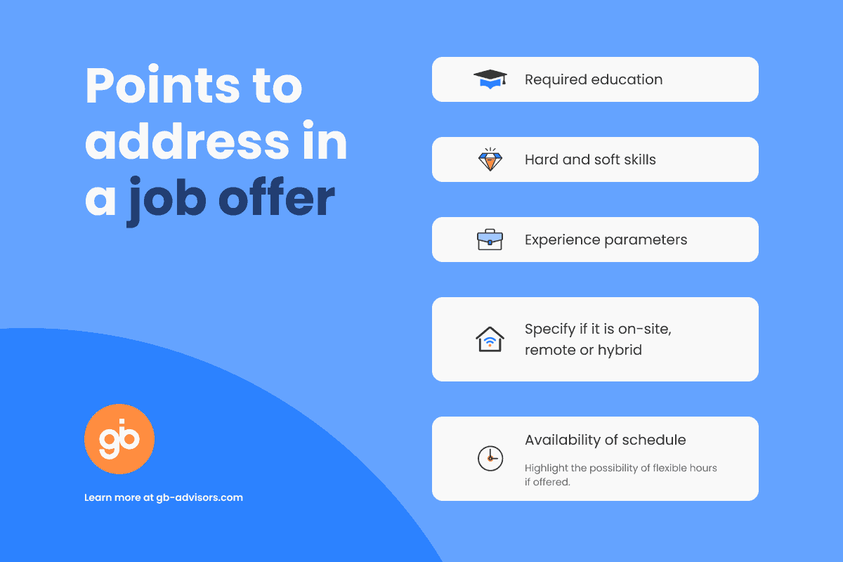 Attract human talent with a good job offer