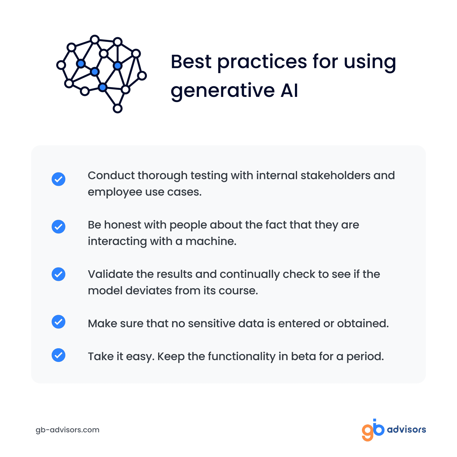 Generative AI Best Practices