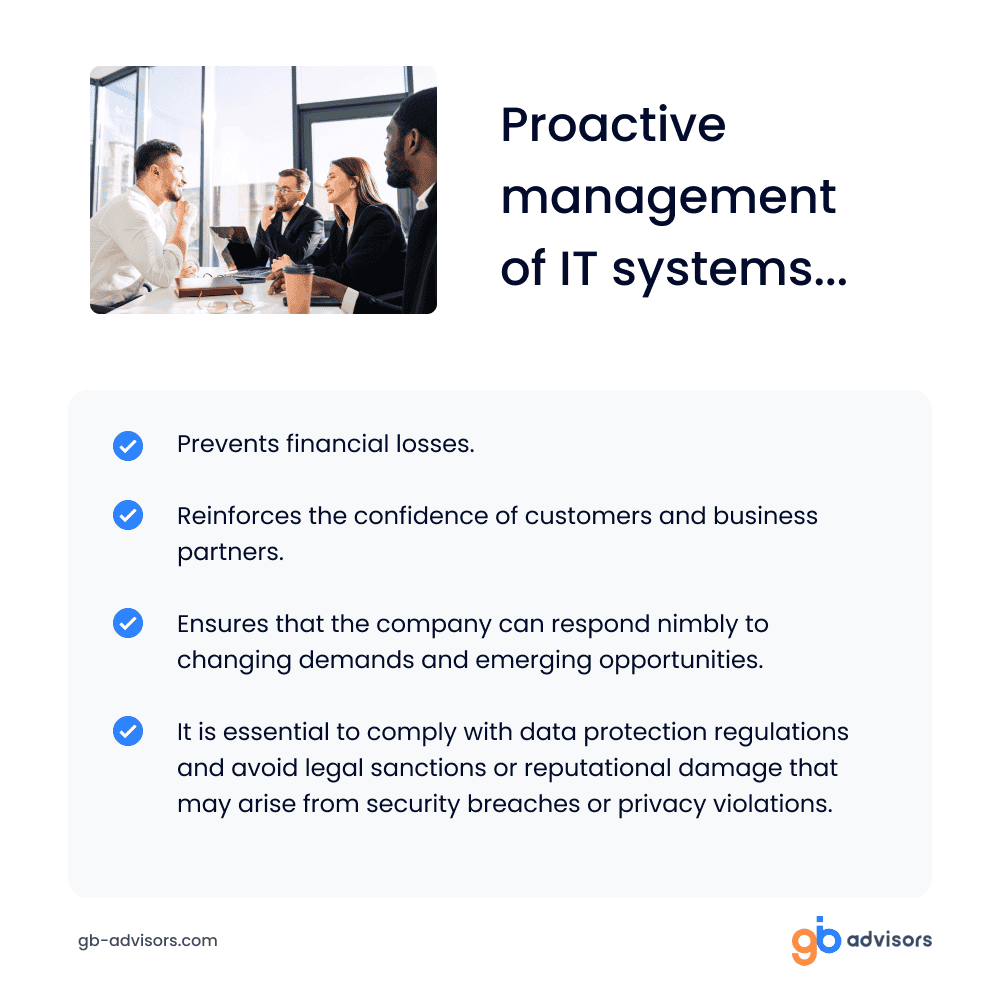 IT problems and proactive IT management